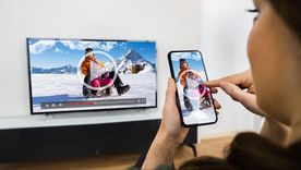 El televisor que está rebajado.&nbsp;