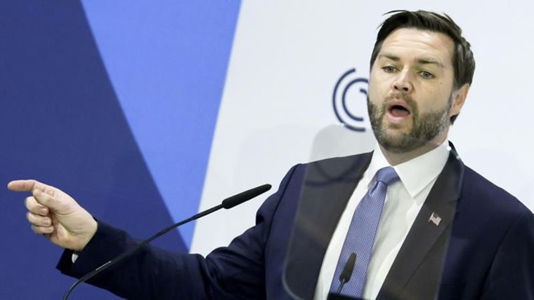 JD Vance criticó a los países europeos en la Conferencia de Seguridad de Múnich. Foto: EPA