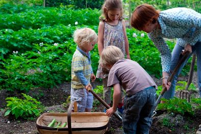 MDZol | Que los niños tengan su propio espacio en una huerta ayudará a estimular la curiosidad natural de los más pequeños con la jardinería. Foto: Leigh Clapp