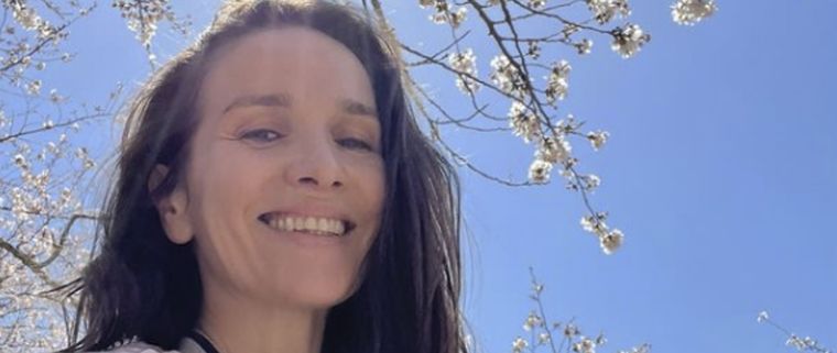 Natalia Oreiro con un sakura japonés Foto: @nataliaoreirosoy