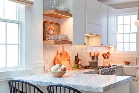Una cocina chica nunca debería ser una limitación. Foto: Thecla Glueck Design/Allen J. Mort Photography Una cocina chica nunca debería ser una limitación. Foto: Thecla Glueck Design/Allen J. Mort Photography