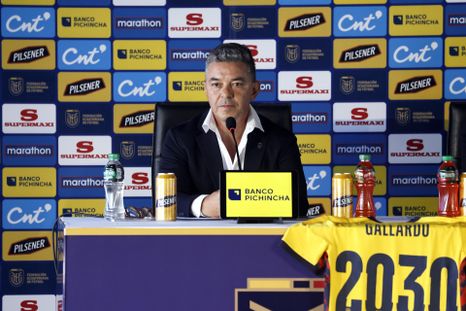 Marcelo Gallardo fue presentado como nuevo seleccionador de Ecuador.