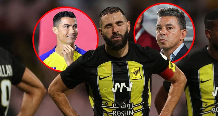 Benzema no transita su mejor momento y su entrenador lo sufre. Foto: MDZ