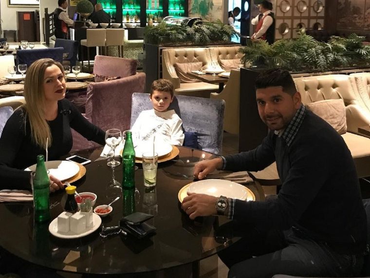 Néstor Ortigoza y Lucía Cassiau en Instagram. Foto: Instagram