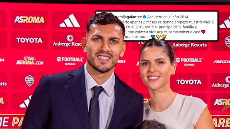El guiño de la esposa de Paredes que ilusionó a los hinchas de Boca Foto: @ccamilagalante