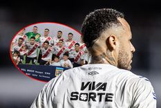 Un futbolista de River podría se compañero de Neymar en Santos. Foto: Santos FC y Fotobaires