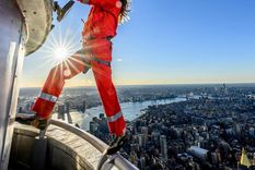 Jared Leto es la primera persona en escalar legalmente el Empire State de New York. Foto: Jared Leto / Instagram