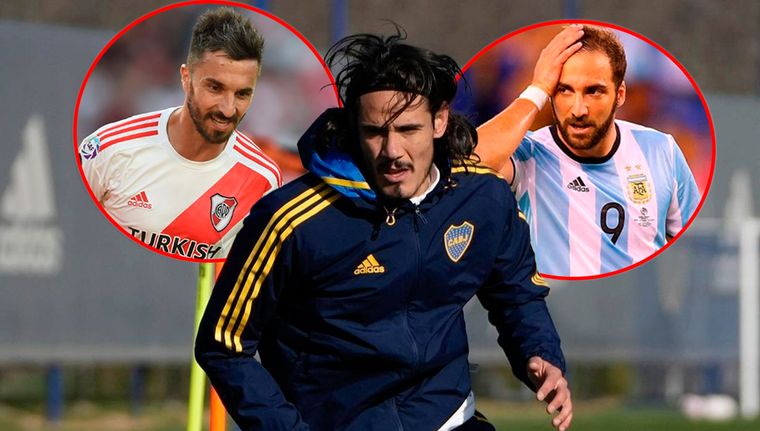 Nacho Scocco bancó a Cavani y recordó lo que sucedió con Higuaín.