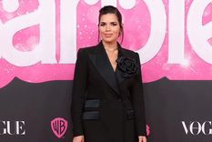 Total black, la tendencia que defendió America Ferrera durante el tour del film Barbie Foto: Instagram