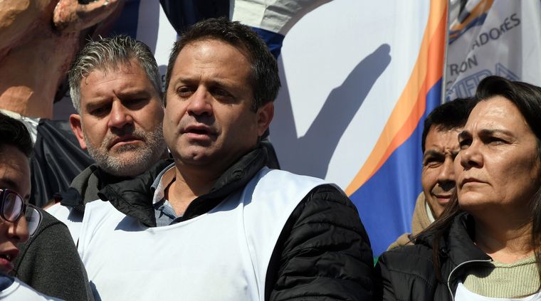 Correa y Sedano, la conducción del SUTE. Foto: ALF PONCE MERCADO / MDZ