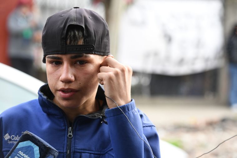 Bruno, el hermano de Morena Domínguez. Foto: Télam