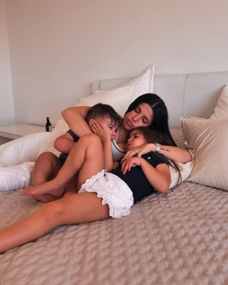 Luego de la reconociliación,Valentina compartió un tierno video con sus hijos. Foto: Instagram Valucervantes.