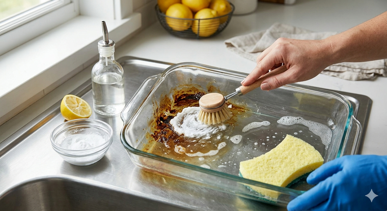 Un truco de limpieza infalible. Fuente: IA Gemini.