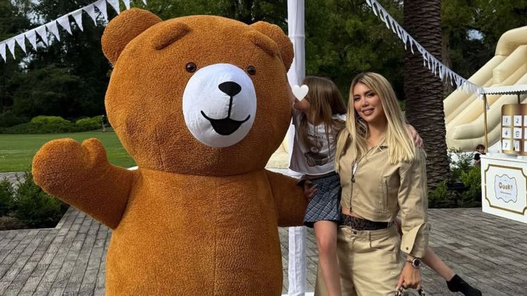 Wanda no puede mostrar a su hija por pedido de la Justicia. Foto: Instagram/ @wanda_nara/ @florbazanfotografia @alejavierd.