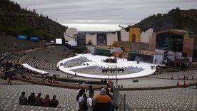 Desde que la Fiesta de la Vendimia comenzó a festejarse hace 90 años, siempre se desarrolló en escenarios enclavados en el Parque General San Martín. Desde que la Fiesta de la Vendimia comenzó a festejarse hace 90 años, siempre se desarrolló en escenarios enclavados en el Parque General San Martín.
