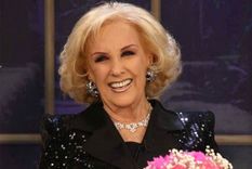 Mirtha quedó contenta con su visita. / Captura El Trece