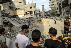 Gaza está ahora totalmente bloqueada y bombardeada por Israel. Foto: Efe.