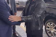 Javier Milei junto a Donald Trump Jr. Foto: Captura de video