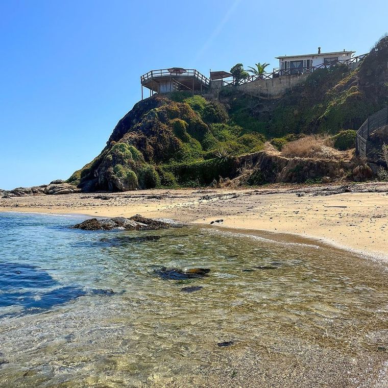 Esta playa enamora con sus aguas cristalinas Foto: Turismo Quintero en Instagram