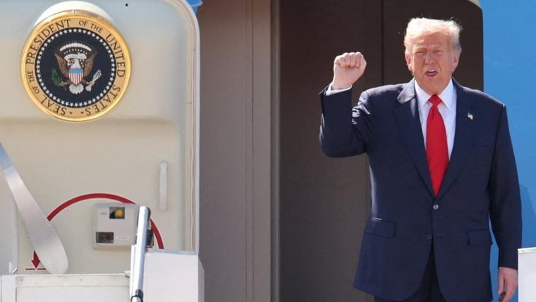 Donald Trump inició su gira asiática en Kuala Lumpur, la capital de Malasia.