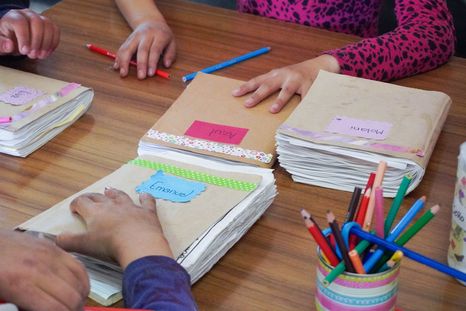 Los útiles escolares en la vuelta a clases. Los útiles escolares en la vuelta a clases.