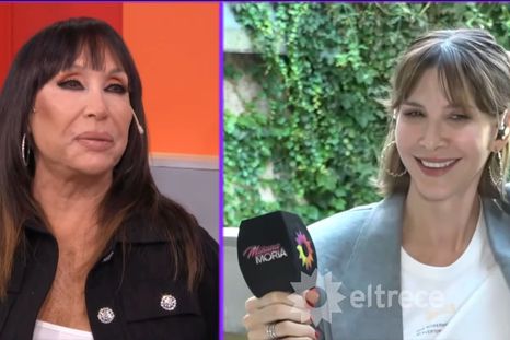 Moria Casán entrevistó este martes a Guillermina Valdés para su programa, La mañana con Moria.