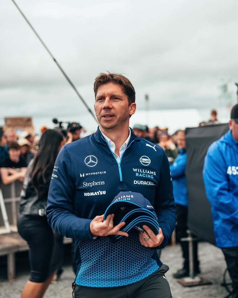 James Vowles, el jefe de Williams Foto: @williamsracing James Vowles, el jefe de Williams Foto: @williamsracing