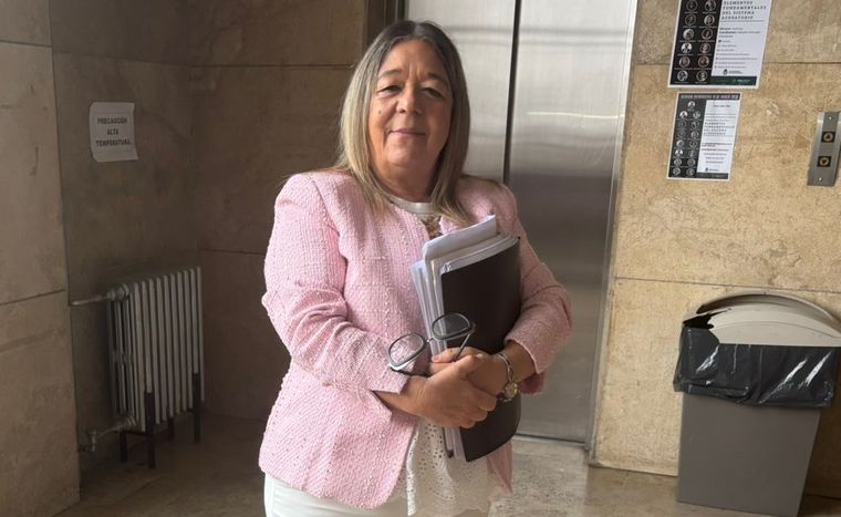 La escribana Adriana Nechevenko en Comodoro Py