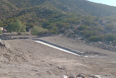 Avanza una obra clave para prevenir aluviones