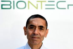 Ugur Sahin, cofundador y CEO del laboratorio alemán BioNTech, durante una entrevista en Marburg, el 17 de septiembre de 2020.