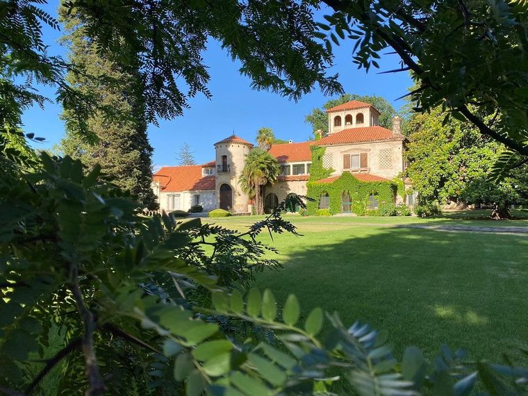 El impresionante chateau que se encuentra en Mendoza. Foto: IG @chateauancon