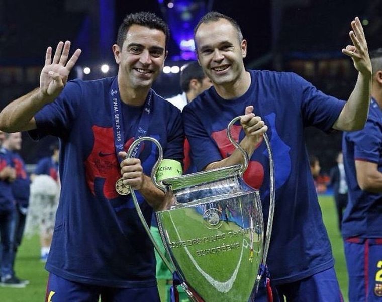 Iniesta habló de la llegada de Xavi al Barcelona. Foto: Be Soccer