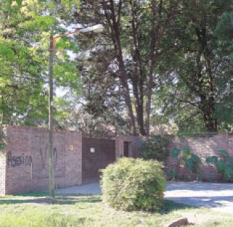 El lugar donde funcionaba la clínica en Pilar Foto: Gentileza Página 12