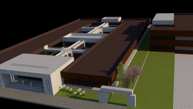 Está previsto que el Centro Cívico y Judicial de Tunuyán se concrete en 2026 Foto: Gentileza