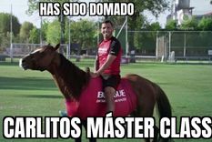 Tevez, protagonista en los memes de los hinchas de Independiente