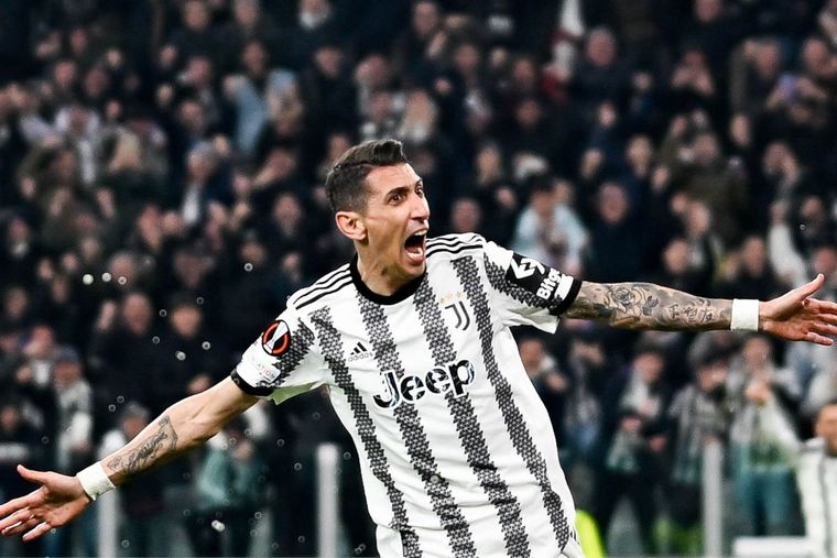 Di María, figura absoluta de la Juventus en la Europa League.