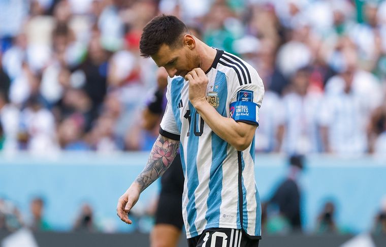 Lionel Messi La última vez que Argentina perdió en el primer partido de un Mundial. Foto: EFE