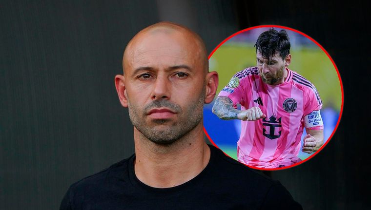 Javier Mascherano dio detalles sobre el estado físico de Messi.