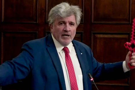 José Luis Ramón en la Legislatura. José Luis Ramón en la Legislatura.