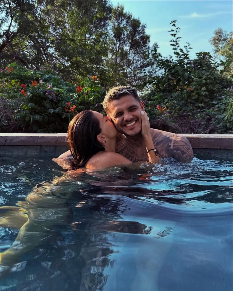 María Eugenia Suárez y Mauro Icardi Foto: Instagram Mauroicardi.