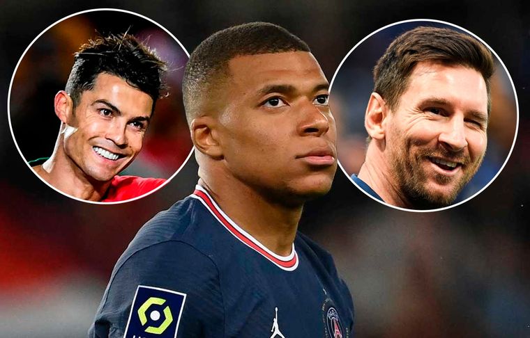 Mbappé El francés eligió entre Cristiano y Messi.