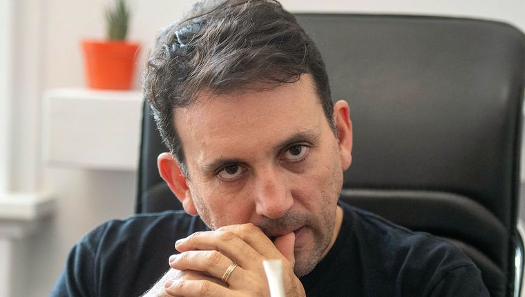 Tadeo Garcia Zalazar charló con MDZ Radio 105.5 FM Foto: Santiago Tagua/MDZ