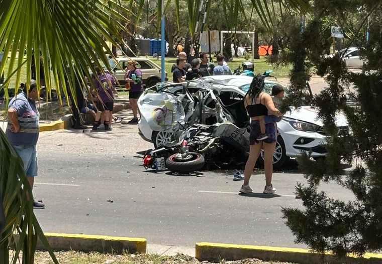 El accidente en el que participó el vehículo Maxim.&nbsp;
