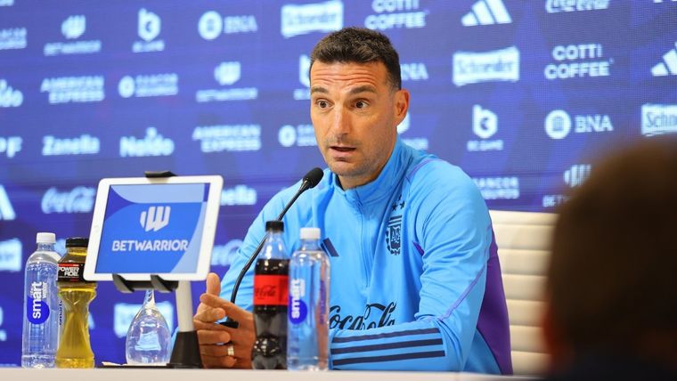 Lionel Scaloni dirigirá a Argentina ante Brasil. Foto: @Argentina