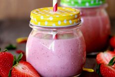 Licuado de fresas Foto: pixabay