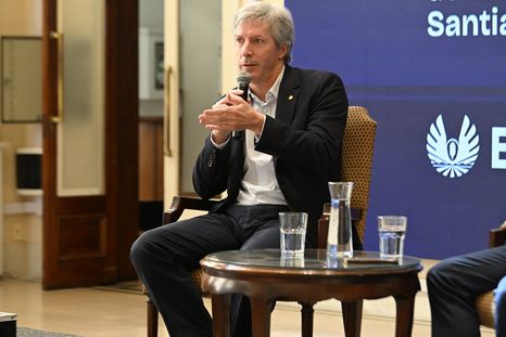 Santiago Bausili, presidente del Banco Central, llegó a Mendoza para hablar en la Bolsa de Comercio sobre la política económica.&nbsp; 