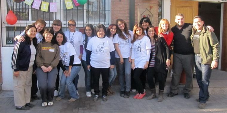 Los voluntarios organizaron un inolvidable día del niño. Foto: Gentileza