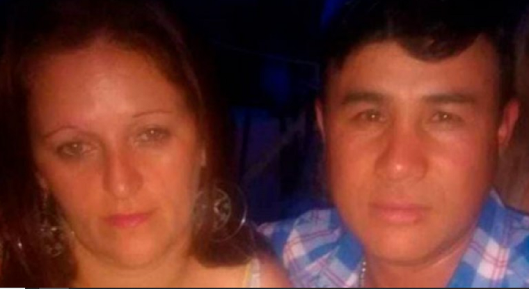 La víctima y el señalado femicida Foto: NA