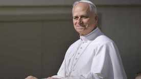 León XIV reaccionó ante el asesinato de un cura por parte de Israel. Foto Dpa