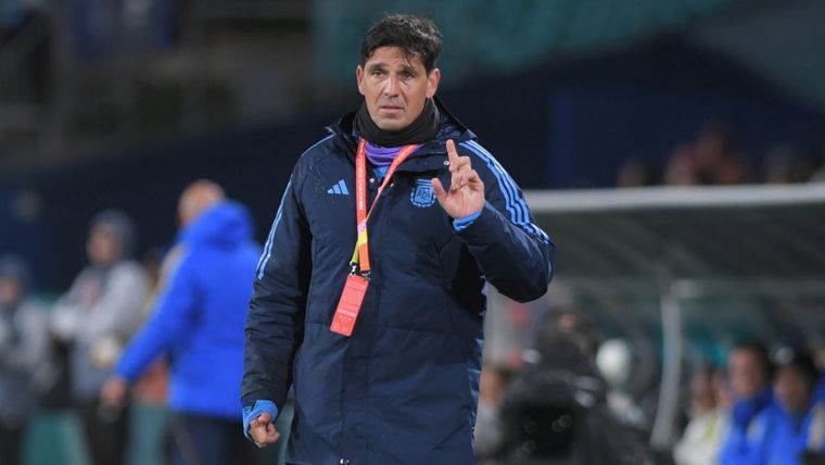 Germán Portanova, DT de la Selección femenina. Foto: Télam